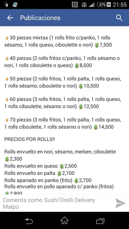 Sushi Orell Maipú
