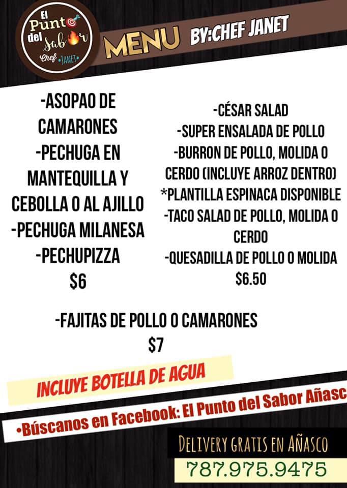 El Punto Del Sabor, Añasco - Chef Janet