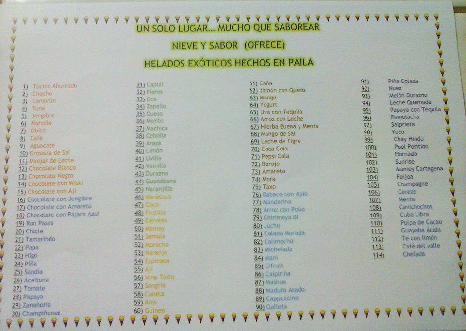 Heladería y Cafetería Nieve y Sabor