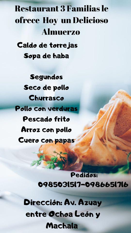 Restaurant Y Piqueos 3 Familias