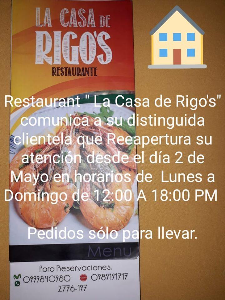 La CASA De RIGOS restaurant