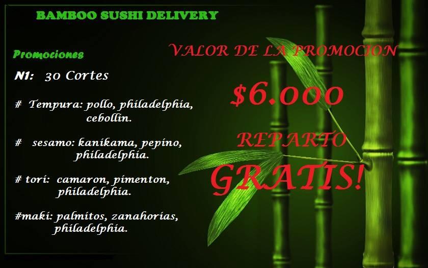 Bamboo sushi