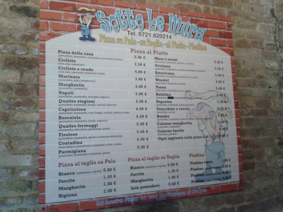 Pizzeria Piadineria Sotto le Mura