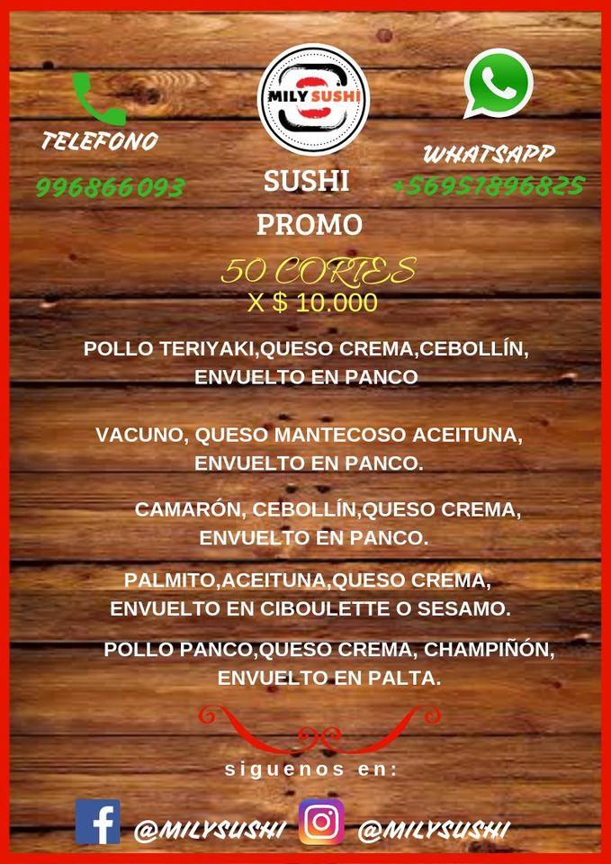 Mily sushi delivery