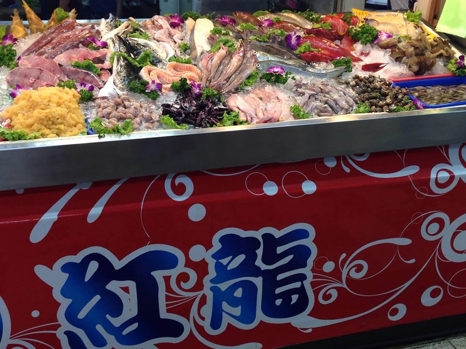 竹圍漁港漁貨中心2樓3號（紅龍 平價活海產餐廳）