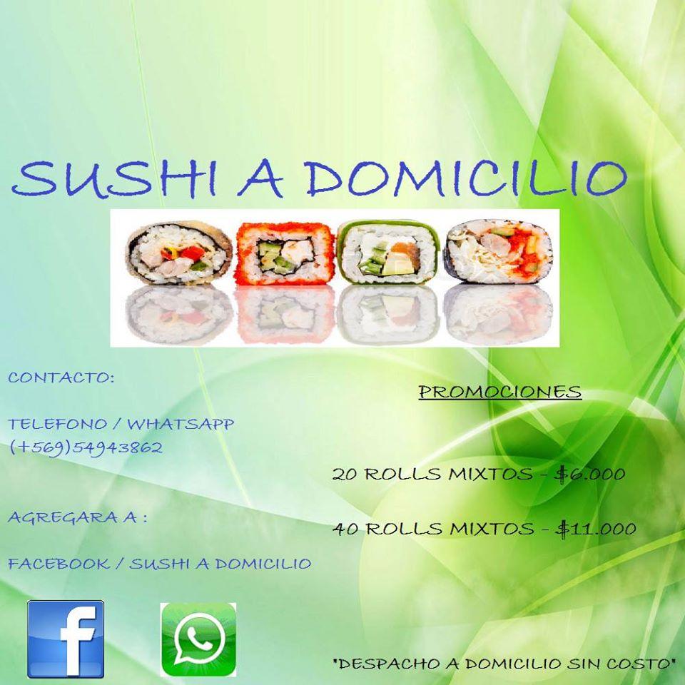 Sushi a domicilio