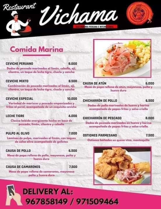 Restaurant Vichama Gastronomía Peruana e Internacional