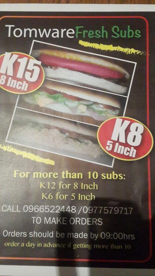 ToMwaRe mouth watering subs and hot dogs