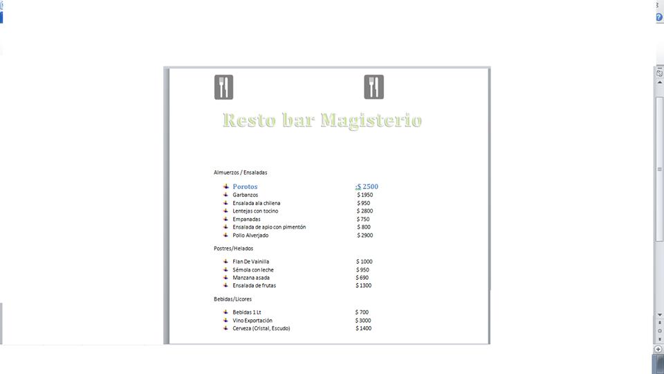 Restaurant Magisterio