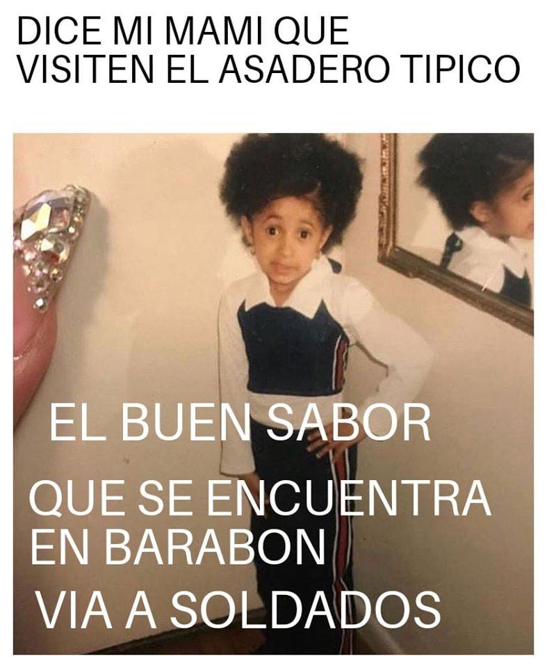 Asadero típico "El buen sabor".