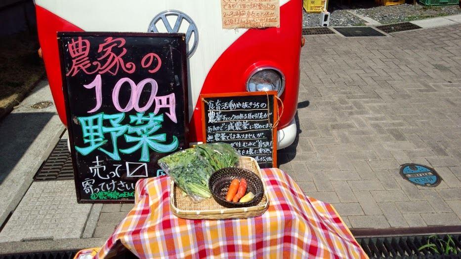 　移動 農 カフェ　農家育ちのエンガワゴン