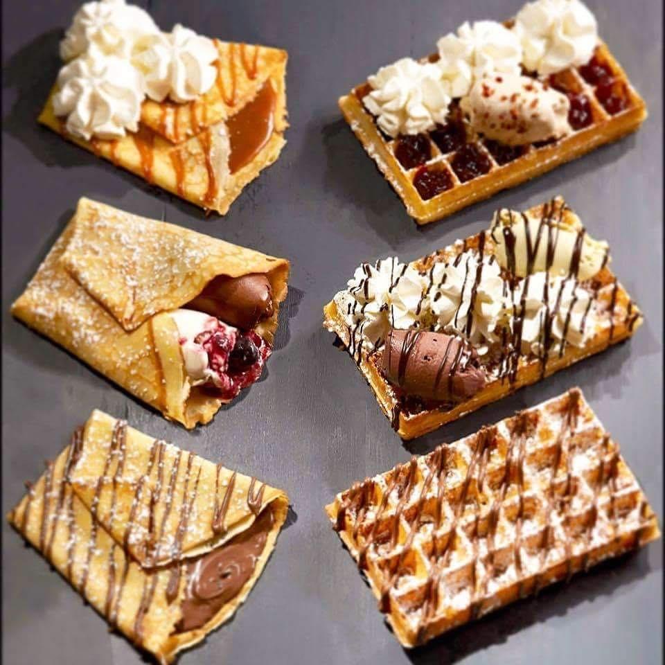 Nutellaty waffle crepe and more نوتيلاتي
