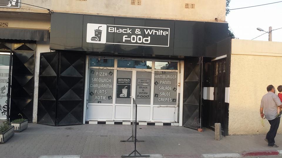 Black & white food