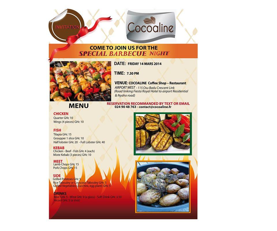 Cocoaline Barbecue NIGHT