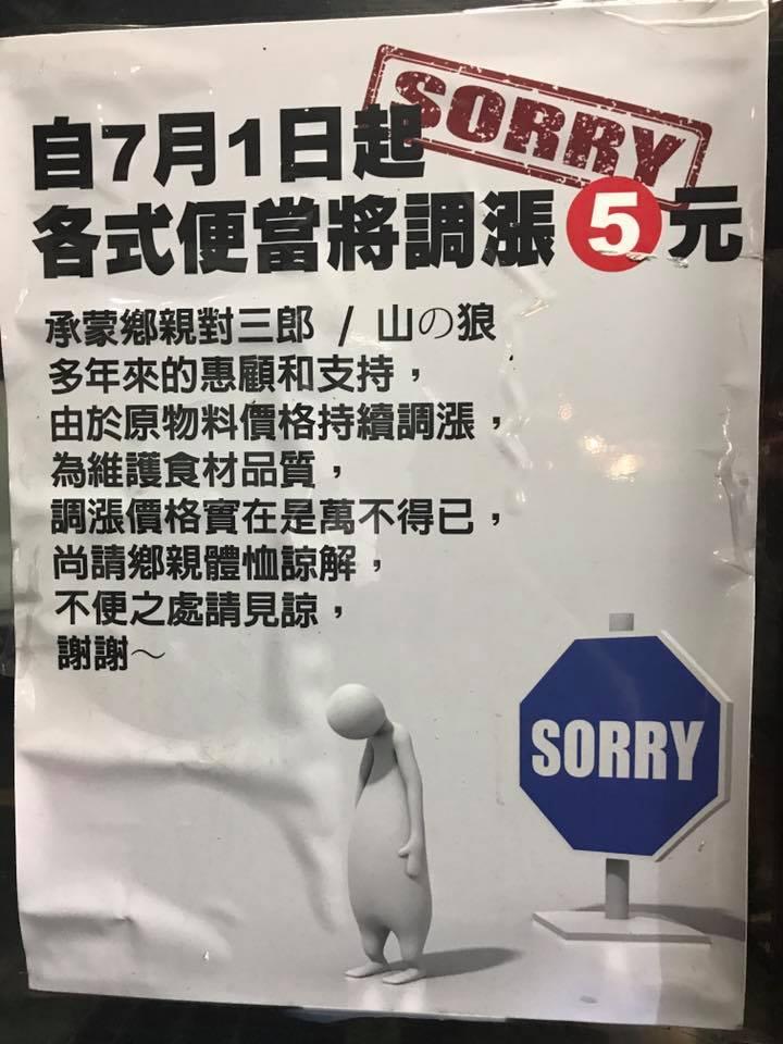 山之狼便當-三郎中壢店