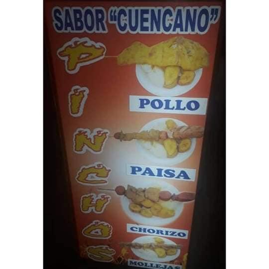 PINCHOS SABOR CUENCANO