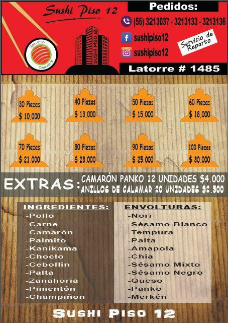 Sushi piso 12