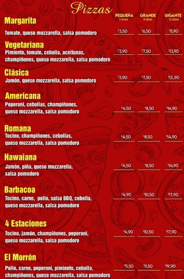 El Morrón Pizzeria Fast Food