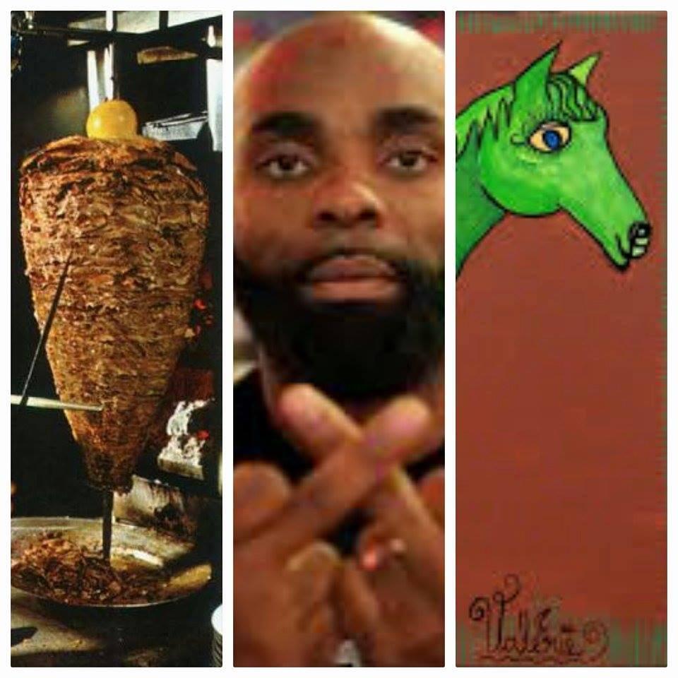 Chawarma thuglife fusion Kaaris et un cheval vert