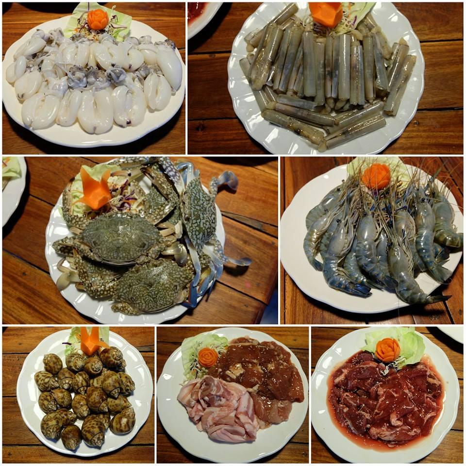 ຮ້ານປານ້ຳຂອງ ບຸບເຟທະເລວຽງ Buffet Seafood Vientiane