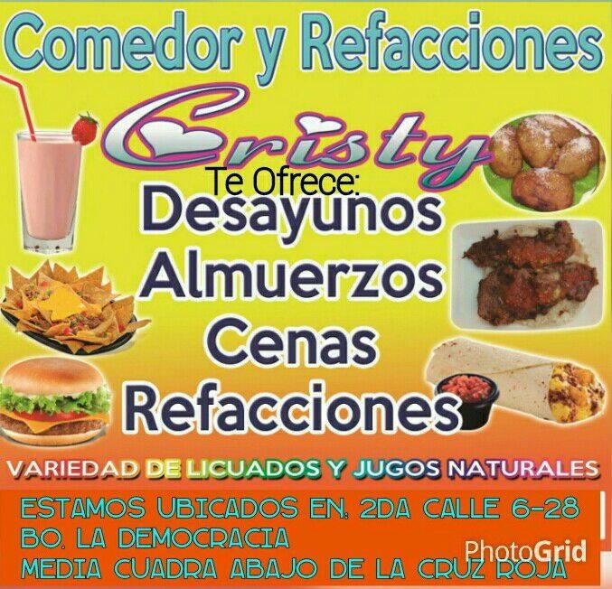 Comedor y refacciones Cristy