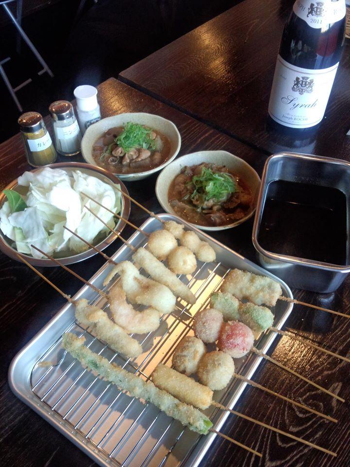 １００えん串かつ