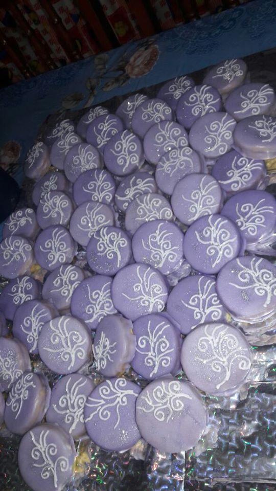 Cakes with decoration