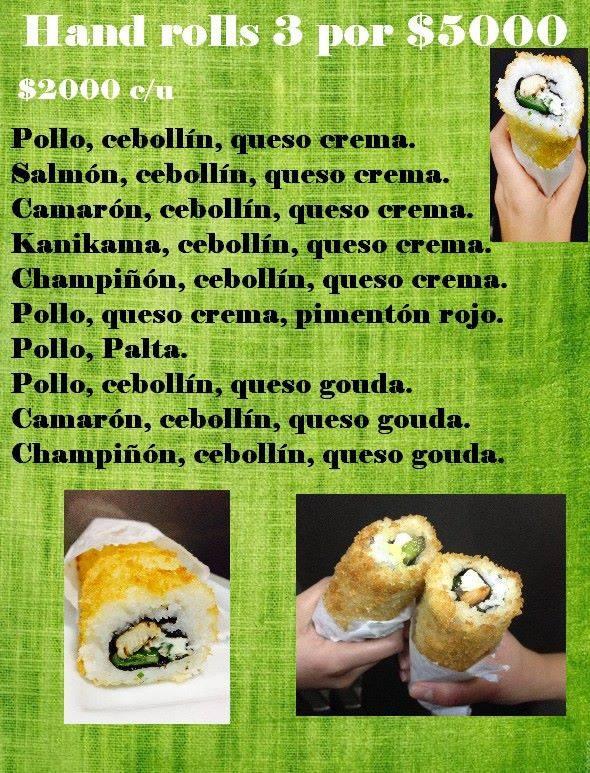 Hand Roll Kiritsu La Florida Santiago