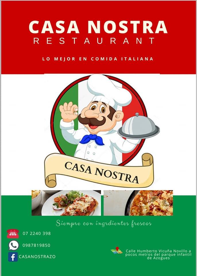 Casa Nostra pizzería restaurant