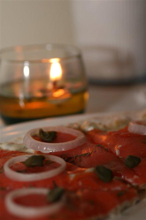 Di Parma's Smoked Salmon Pizza