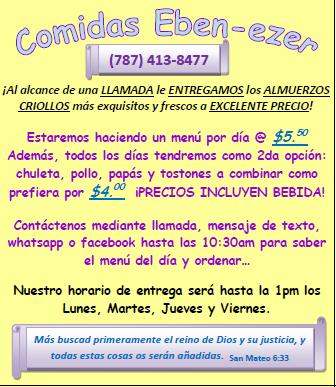 Comidas Eben-Ezer