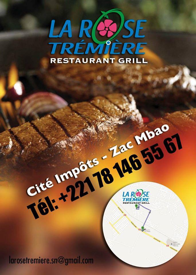 La Rose Trémière "Restaurant Grill" Dakar Sénégal
