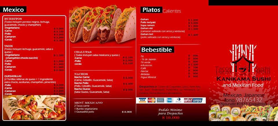 Kanikama Sushi and Mexican Food