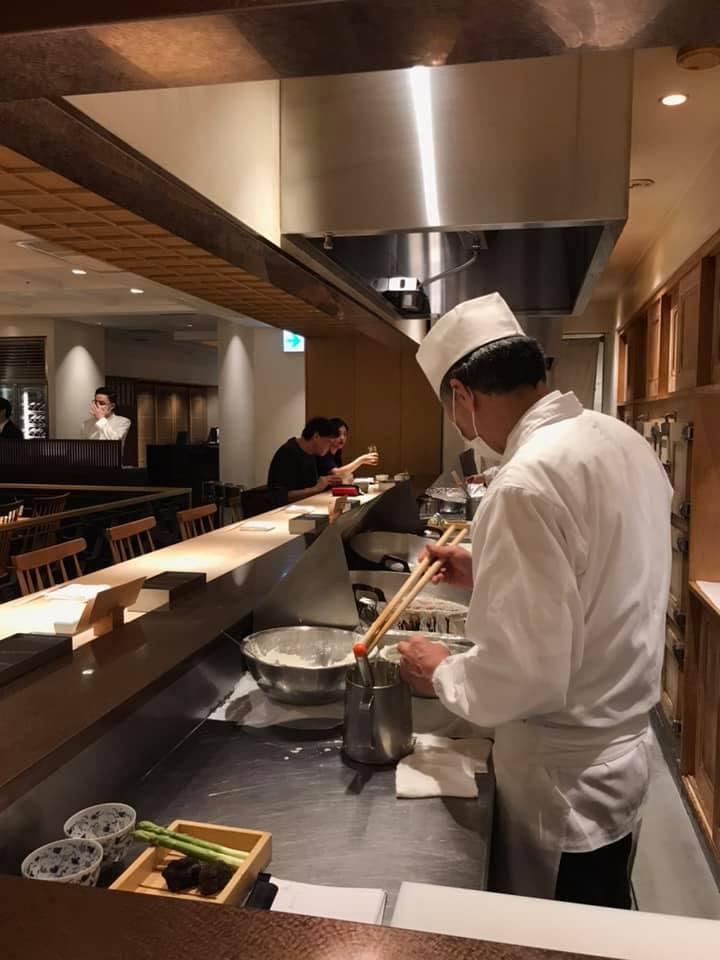 てんぷら山の上