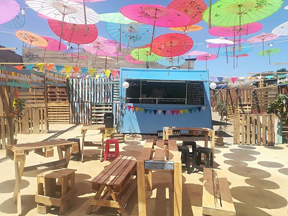 Berimbau, comida itinerante