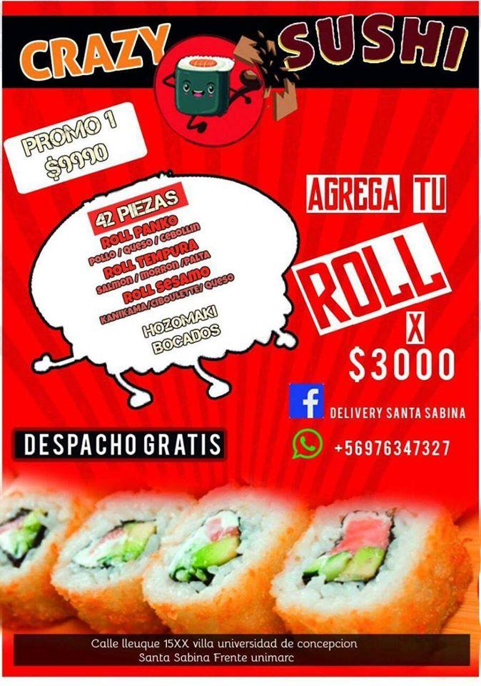 Crazy sushi santa sabina