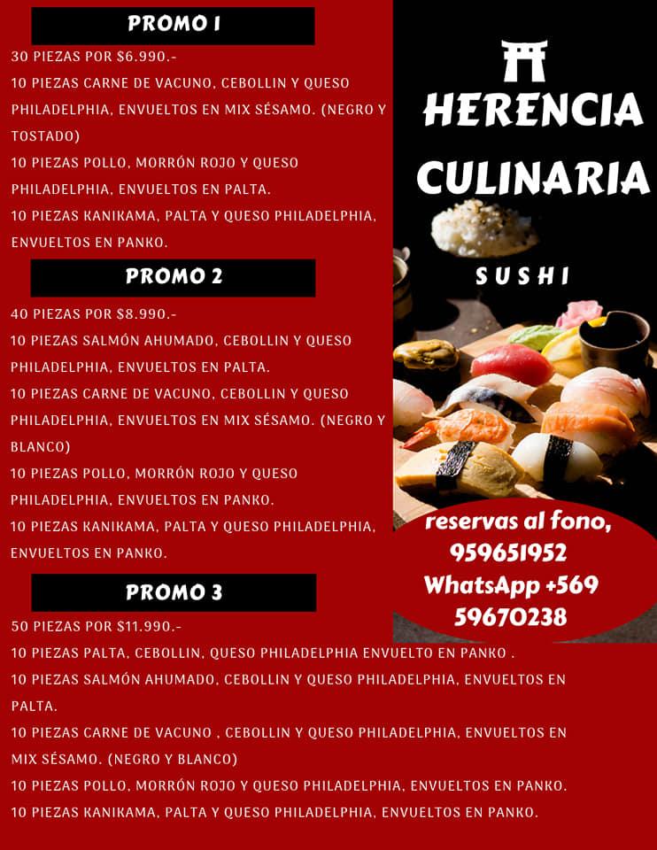 Herencia Culinaria SUSHI