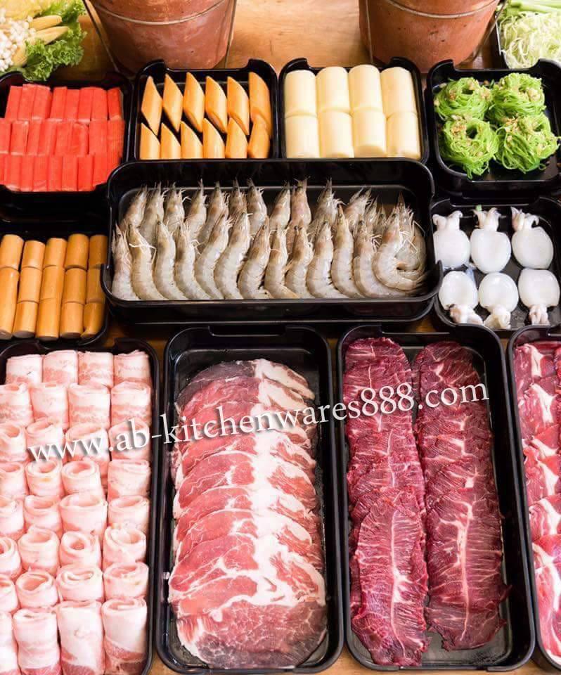 ถาดคอนโดใส่อาหาร ชุดจาน-ชามเมลามีนราคาส่ง