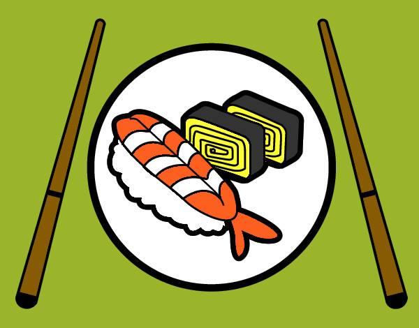 Delicious sushi