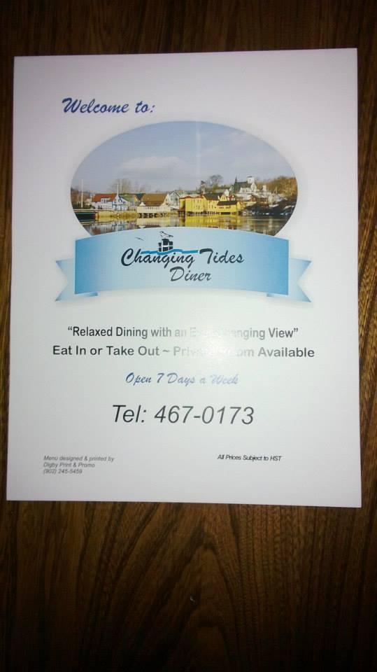 Changing Tides Diner Digby NS