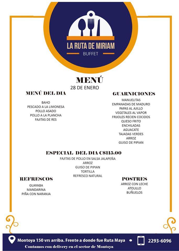 Buffet La Ruta de Miriam