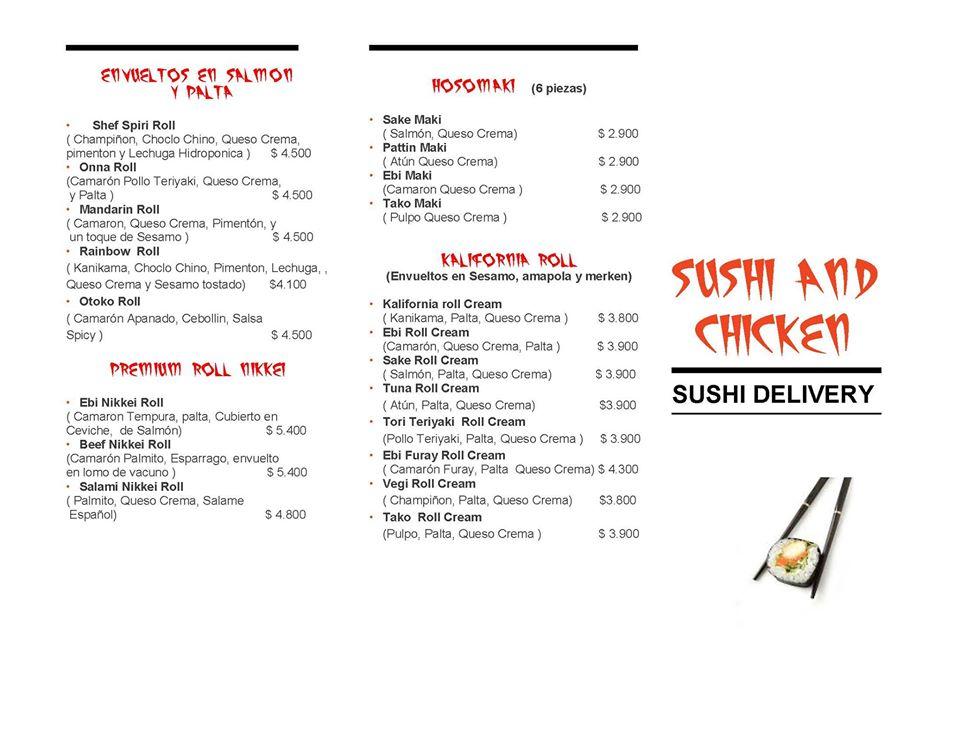 Chicken And Sushi