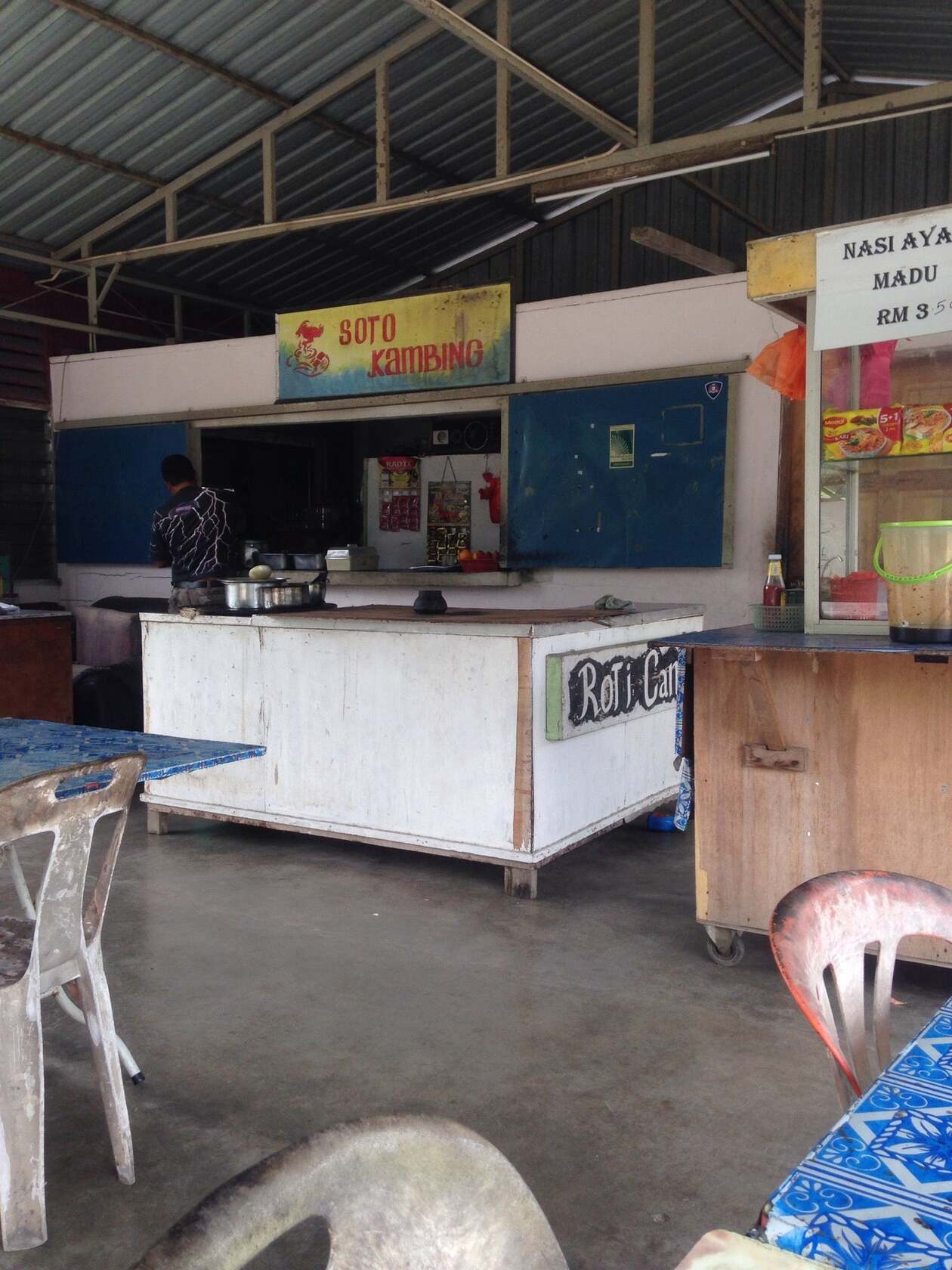JST tiang lampu 23 warung soto kambing