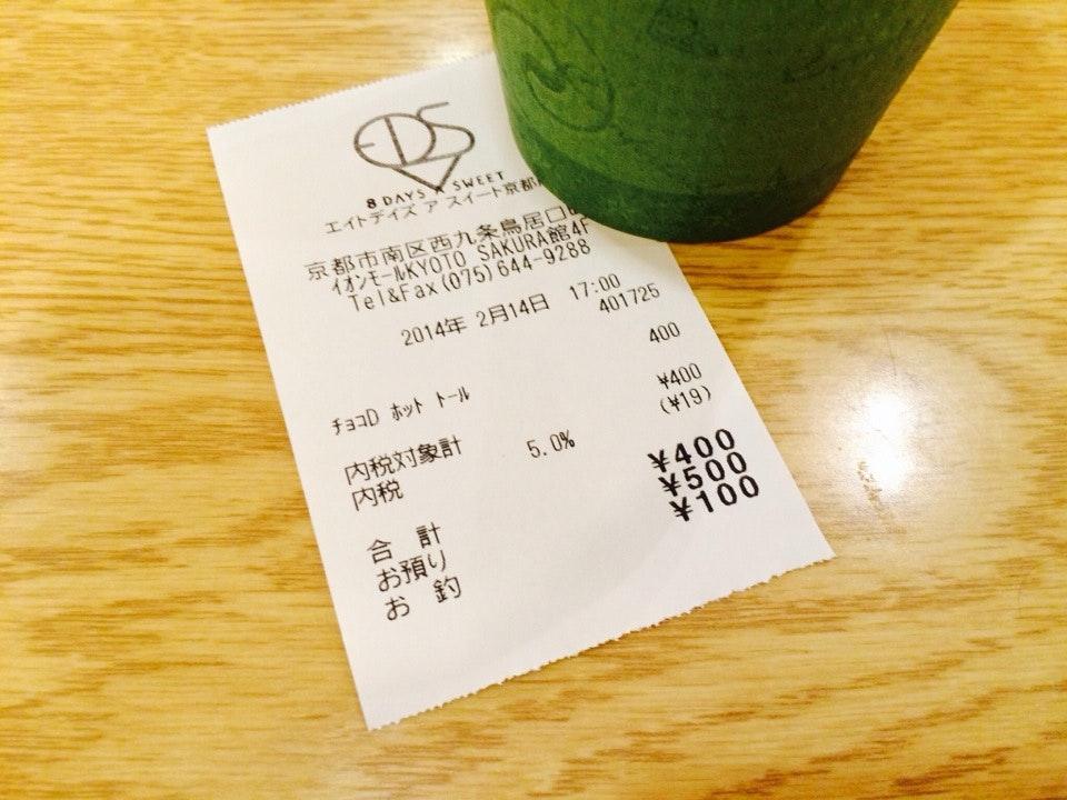 8 DAYS A SWEET京都店