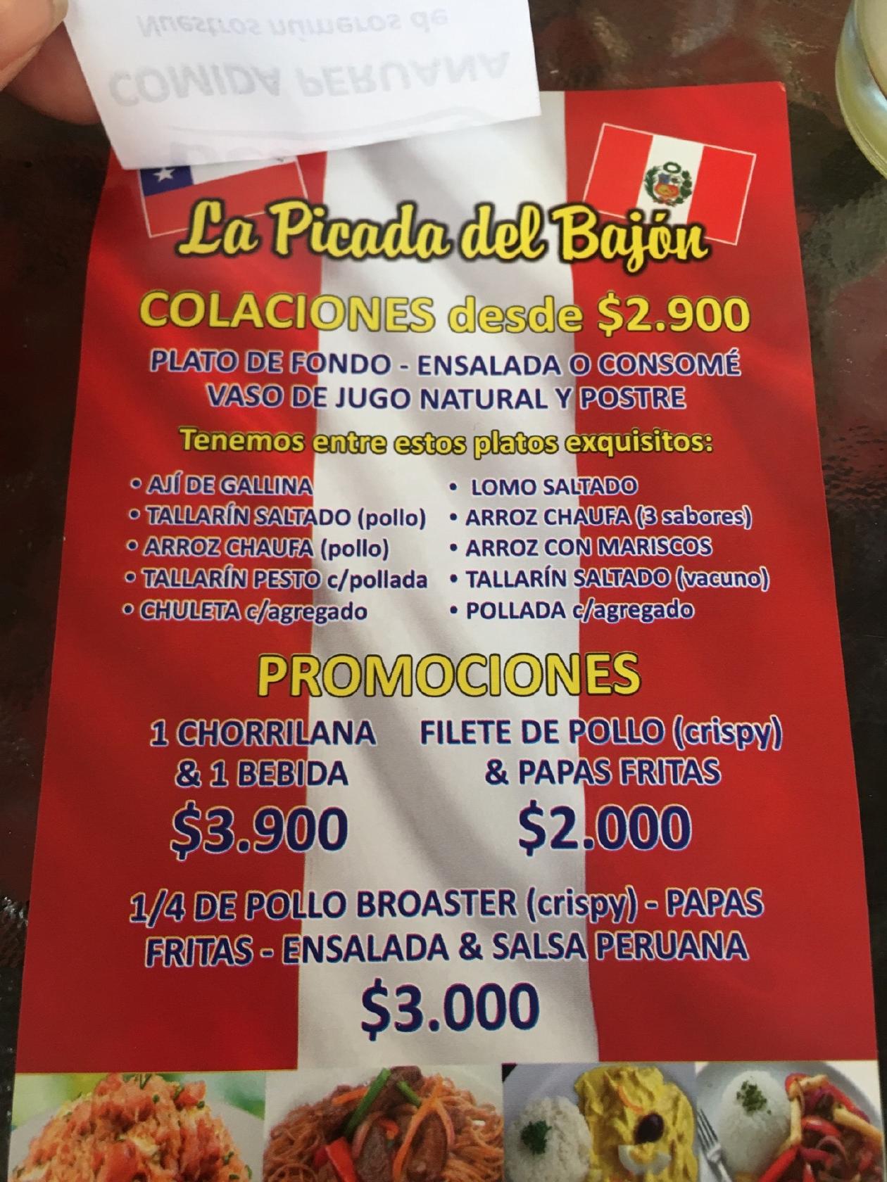 La Picada Del Bajon Peruano