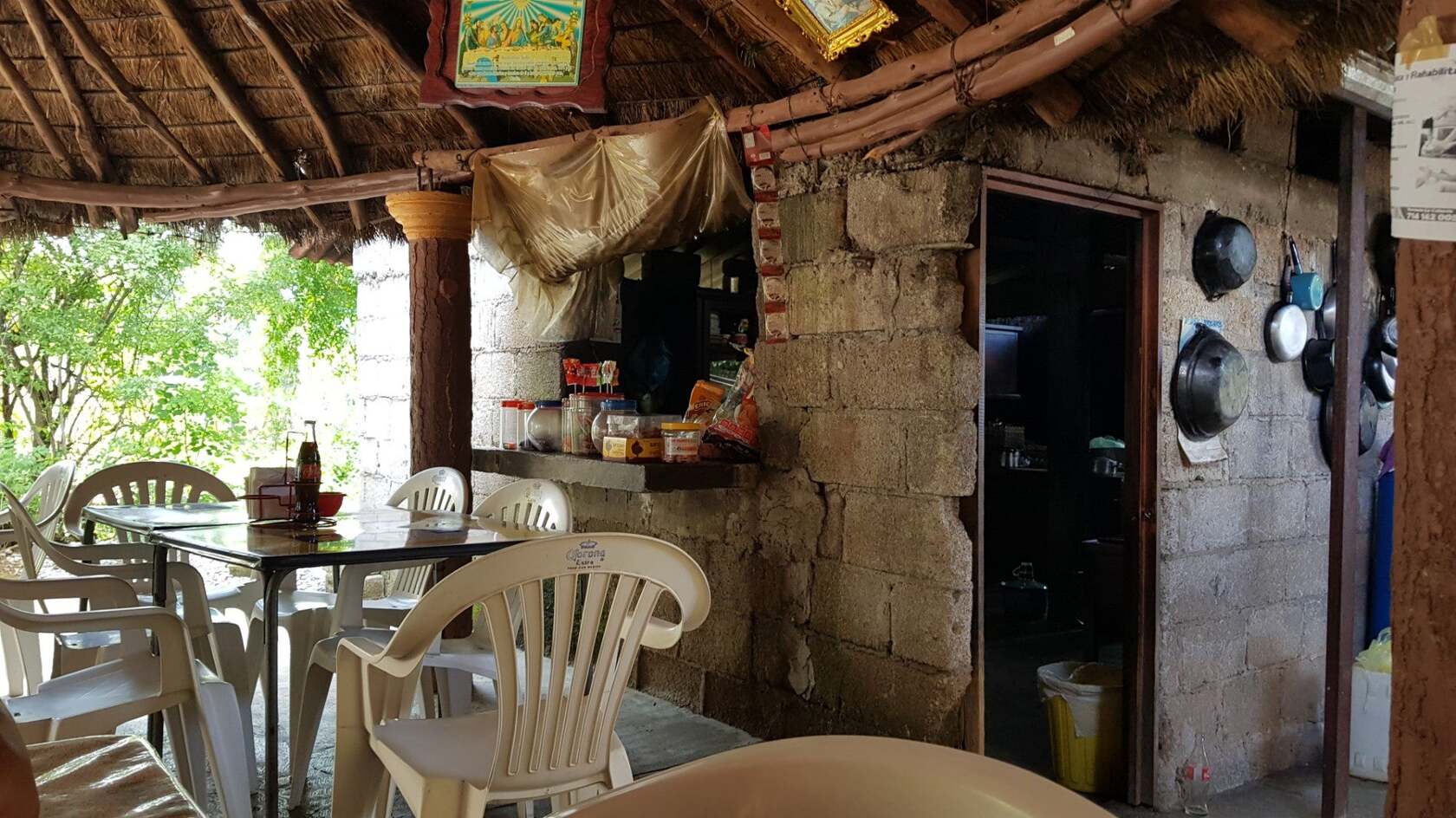 La palapa de los huevos escondidos