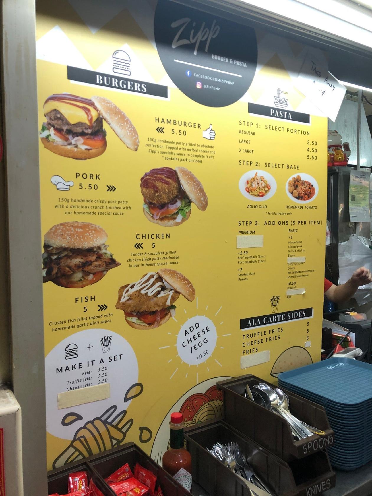 Zipp Burger & Pasta
