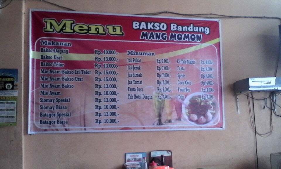 Bakso Bandung Mang Momon