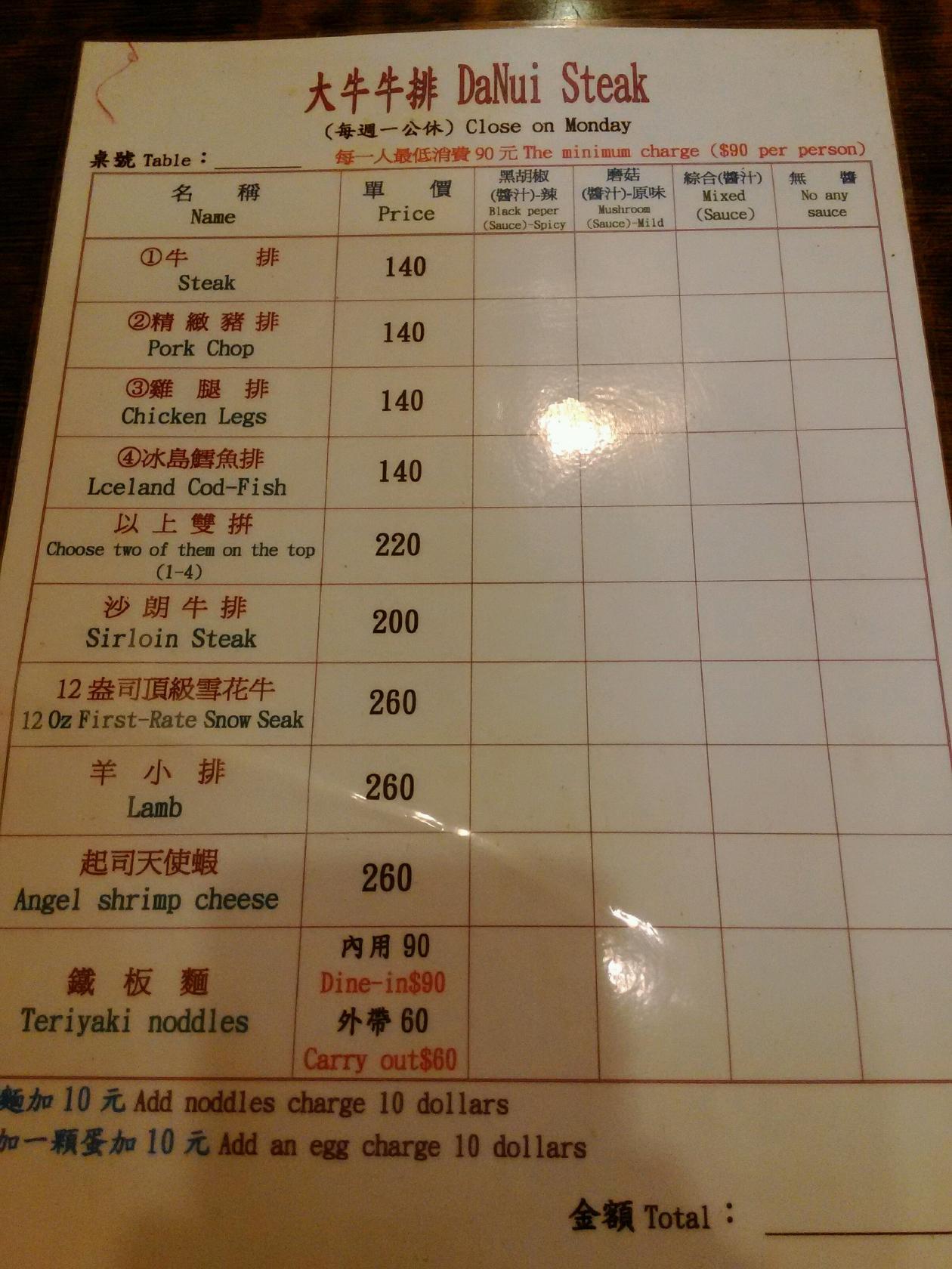 大牛牛排館