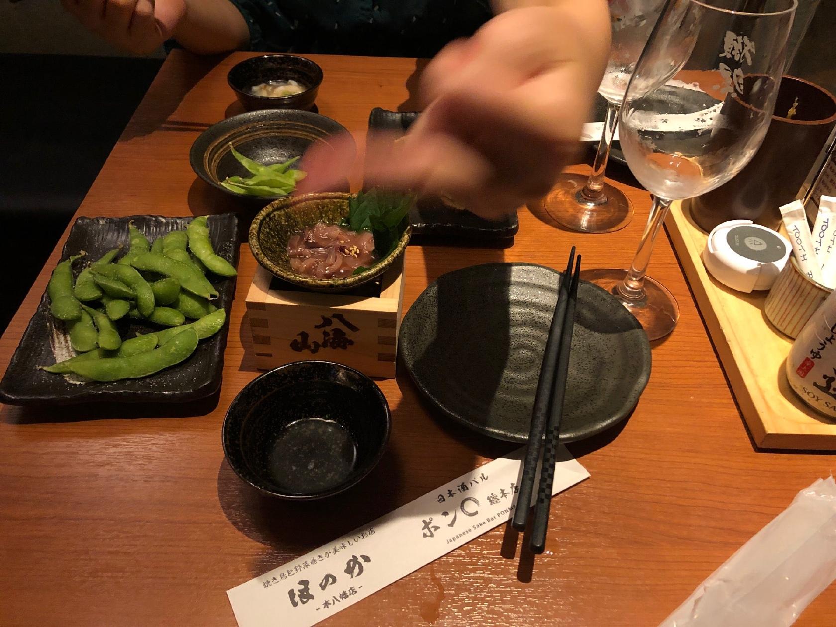 串焼き 魚 ワイン ほのか